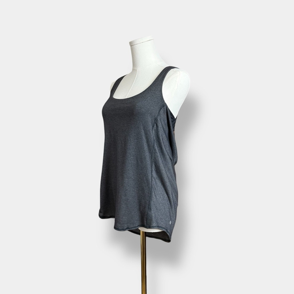 LULULEMON Wild Heathered Black Tank, Athletic Top, Sz 6 - Picture 5 of 16